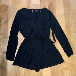 Trixxi black romper, size small